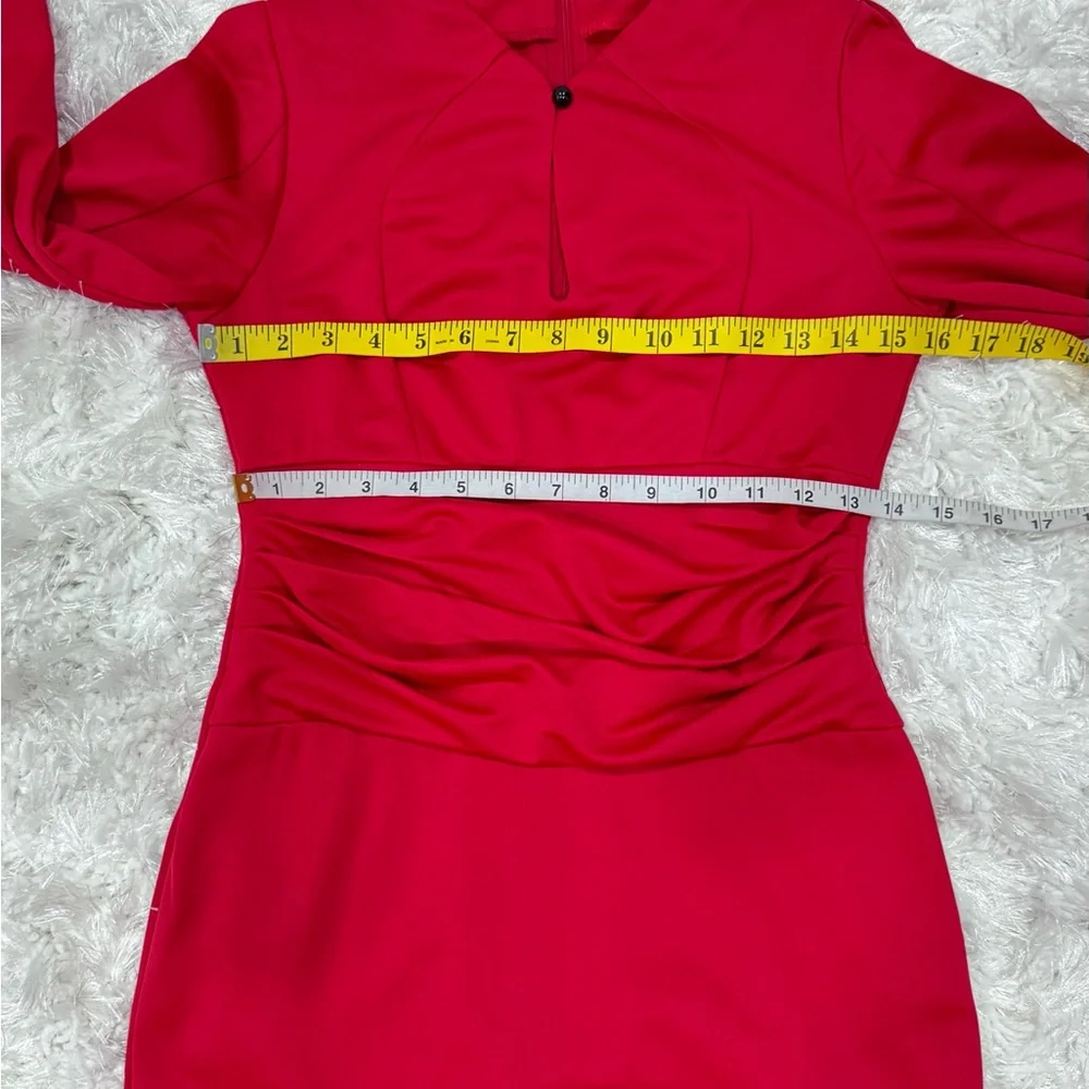 NWOT ❤️ Elegant Red Women's Dress - Picture 12 of 16